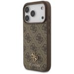Guess 4G Small Classic Logo MagSafe Brown Kryt iPhone 17 Pro