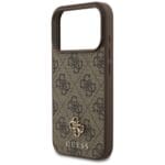 Guess 4G Small Classic Logo MagSafe Brown Kryt iPhone 17 Pro