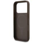 Guess 4G Small Classic Logo MagSafe Brown Kryt iPhone 17 Pro