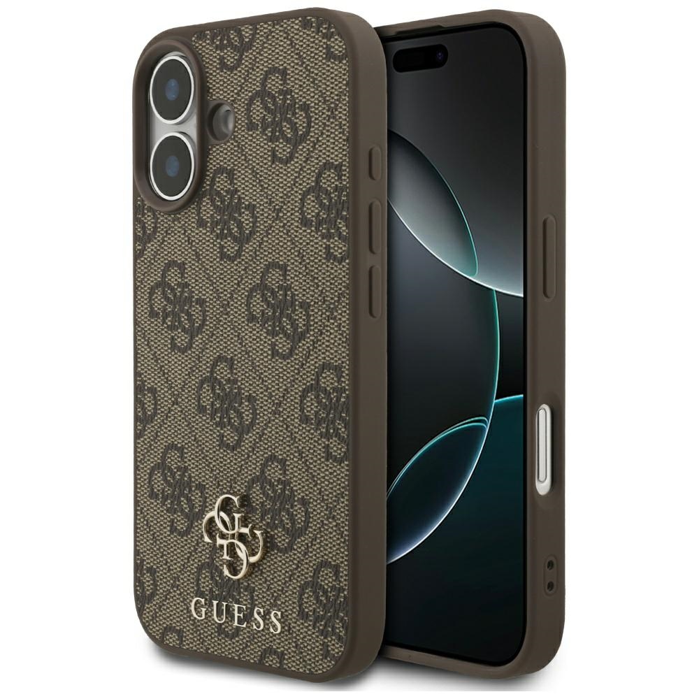 Guess 4G Small Classic Logo MagSafe Brown Kryt iPhone 17