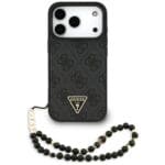 Guess 4G Strap Triangle Logo MagSafe Black Kryt iPhone 17 Pro
