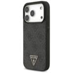 Guess 4G Strap Triangle Logo MagSafe Black Kryt iPhone 17 Pro