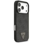 Guess 4G Strap Triangle Logo MagSafe Black Kryt iPhone 17 Pro