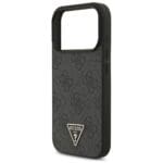 Guess 4G Strap Triangle Logo MagSafe Black Kryt iPhone 17 Pro