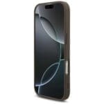 Guess 4G Strap Triangle Logo MagSafe Brown Kryt iPhone 17