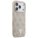 Guess 4G Strap Triangle Logo MagSafe Pink Kryt iPhone 17 Pro