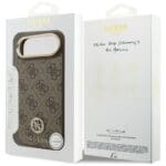 Guess 4G Strass Logo MagSafe Brown Kryt iPhone 17 Air