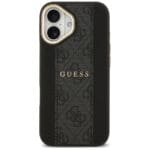 Guess 4G Stripe MagSafe Black Kryt iPhone 17