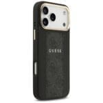 Guess 4G Stripe MagSafe Black Kryt iPhone 17 Pro Max