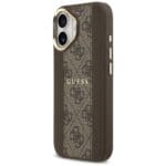 Guess 4G Stripe MagSafe Brown Kryt iPhone 17