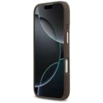 Guess 4G Stripe MagSafe Brown Kryt iPhone 17