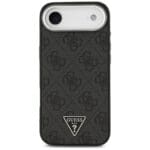 Guess 4G Triangle Logo MagSafe Black Silver Kryt iPhone 17 Air