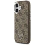 Guess 4G Triangle Logo MagSafe Brown Kryt iPhone 17