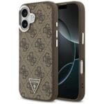 Guess 4G Triangle Logo MagSafe Brown Kryt iPhone 17