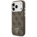 Guess 4G Triangle Logo MagSafe Brown Kryt iPhone 17 Pro