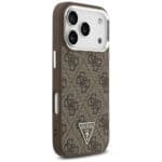 Guess 4G Triangle Logo MagSafe Brown Kryt iPhone 17 Pro