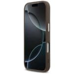 Guess 4G Triangle Logo MagSafe Brown Kryt iPhone 17 Pro