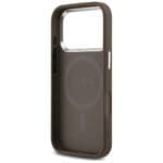 Guess 4G Triangle Logo MagSafe Brown Kryt iPhone 17 Pro