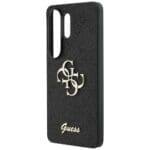 Guess Fixed Glitter Big 4G Metal Logo Black Kryt Samsung Galaxy S26 Ultra