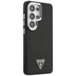 Guess Fixed Glitter Triangle MagSafe Black Kryt Samsung Galaxy S26 Ultra