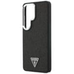 Guess Fixed Glitter Triangle MagSafe Black Kryt Samsung Galaxy S26 Ultra