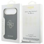 Guess FW Resin Logo Black Kryt iPhone 17 Air