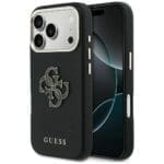 Guess FW Resin Logo Black Kryt iPhone 17 Pro