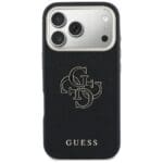 Guess FW Resin Logo Black Kryt iPhone 17 Pro