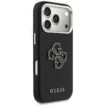 Guess FW Resin Logo Black Kryt iPhone 17 Pro Max