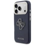 Guess FW Resin Logo Blue Kryt iPhone 17 Pro