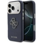 Guess FW Resin Logo Blue Kryt iPhone 17 Pro Max