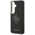 Guess Grained Big 4G Metal Logo Plus Black Kryt Samsung Galaxy S26