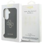 Guess Grained Big 4G Metal Logo Plus Black Kryt Samsung Galaxy S26