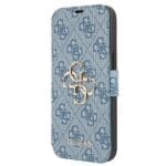 Guess GUBKP13L4GMGBL Blue Book 4G Big Metal Logo Kryt iPhone 13/13 Pro