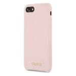 Guess GUHCI8LSGLLP light Pink Hardcase Silicone Kryt iPhone 7/8/SE 2020/SE 2022
