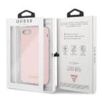 Guess GUHCI8LSGLLP light Pink Hardcase Silicone Kryt iPhone 7/8/SE 2020/SE 2022