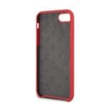 Guess GUHCI8LSGLRE Red Hardcase Silicone Kryt iPhone 7/8/SE 2020/SE 2022