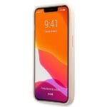 Guess GUHCP13L4GDPI Pink Hardcase 4G Stripe Kryt iPhone 13/13 Pro