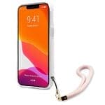 Guess GUHCP13LKMABPI Pink Hardcase Marble Strap Collection Kryt iPhone 13/13 Pro