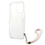 Guess GUHCP13LKMABPI Pink Hardcase Marble Strap Collection Kryt iPhone 13/13 Pro