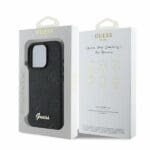 Guess GUHCP16XG4GFGR Black Hardcase 4G Classic Kryt iPhone 16 Pro Max
