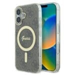 Guess GUHMP16SH4STW Brown Hardcase IML 4G MagSafe Kryt iPhone 16