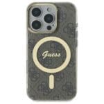 Guess GUHMP16XH4STW Brown Hardcase IML 4G MagSafe Kryt iPhone 16 Pro Max