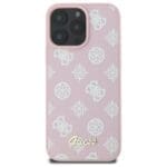 Guess GUHMP16XPGPYSP Pink Hardcase Peony Script MagSafe Kryt iPhone 16 Pro Max