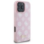 Guess GUHMP16XPGPYSP Pink Hardcase Peony Script MagSafe Kryt iPhone 16 Pro Max