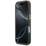Guess IML 4G Script Metal Black Kryt iPhone 17 Pro