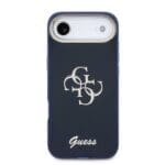 Guess IML 4G Script Metal Logo Blue Kryt iPhone 17 Air