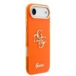 Guess IML 4G Script Metal Logo Orange Kryt iPhone 17 Air