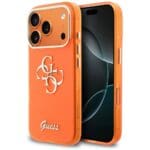 Guess IML 4G Script Metal Orange Kryt iPhone 17 Pro Max