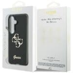 Guess IML Big Metal 4G Script Black Kryt Samsung Galaxy S26